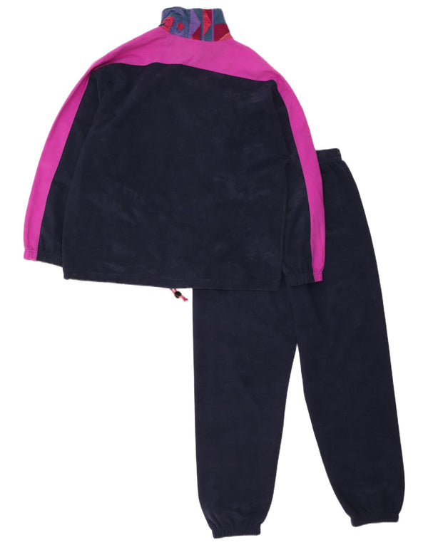 Terinda Survêtement complet coupe décontractée pour homme Bleu marine moyen Colorblock Sports