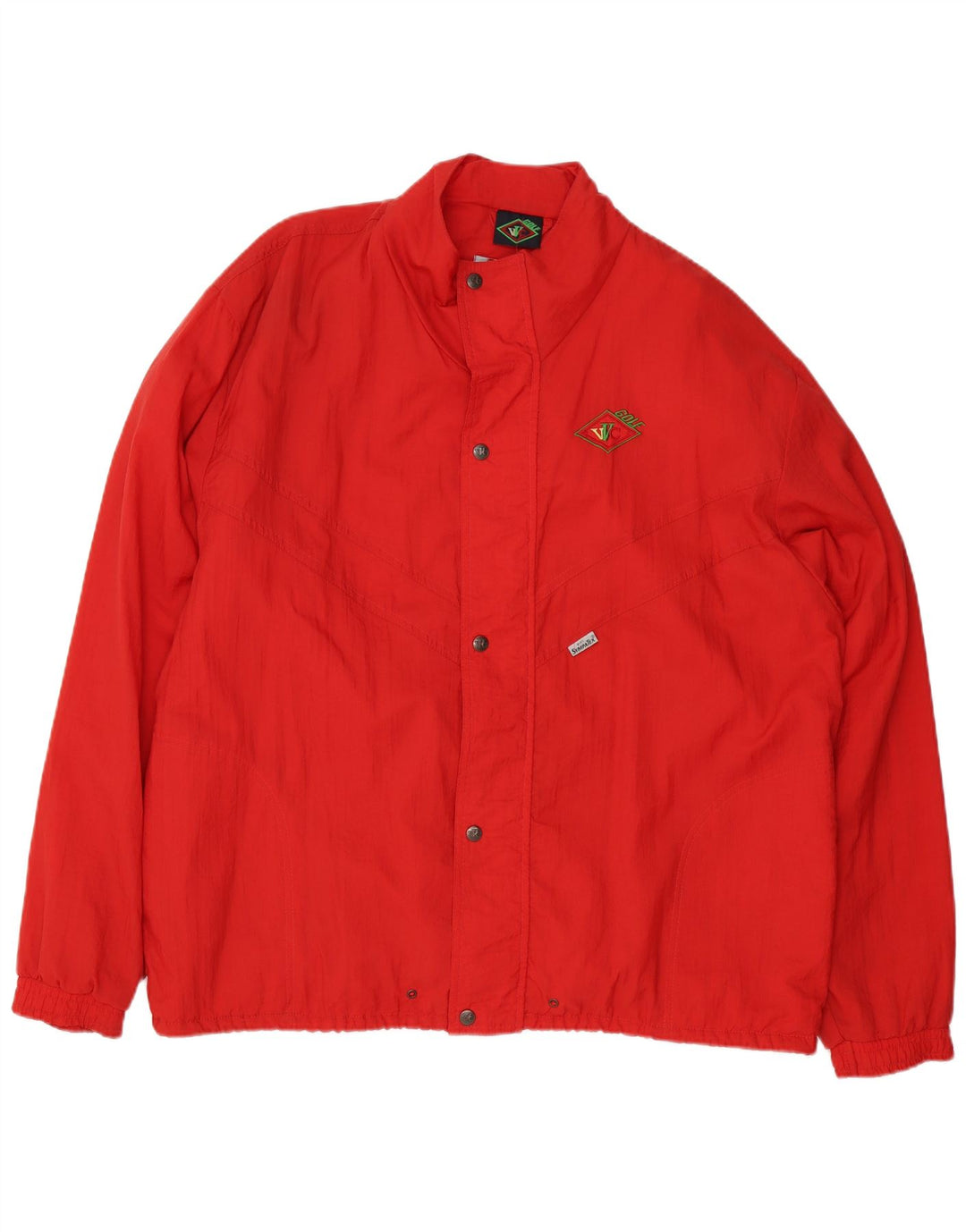 Sympatex Mens Loose Fit Bomber Jacket UK 42 XL Red Polyamide