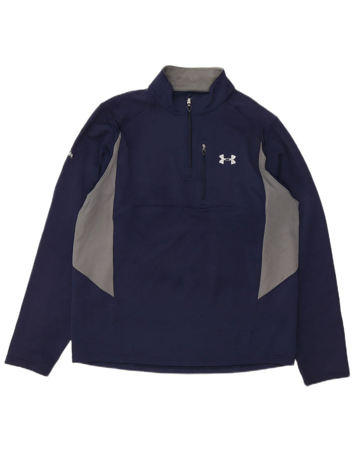 UNDER ARMOUR Herren Allseason Gear Pullover-Trainingsanzug-Oberteil, Größe L, Marineblau