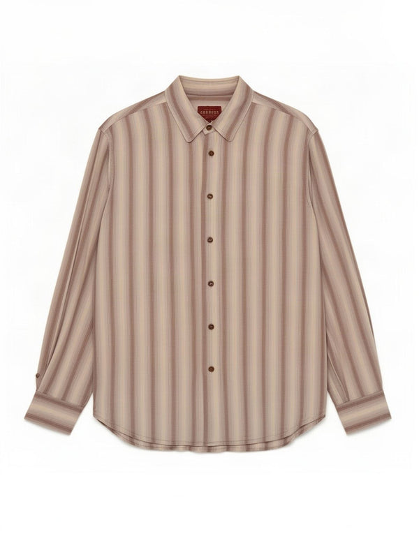 Camicia da uomo Carrera taglia 43/44 XL in cotone a righe multicolore