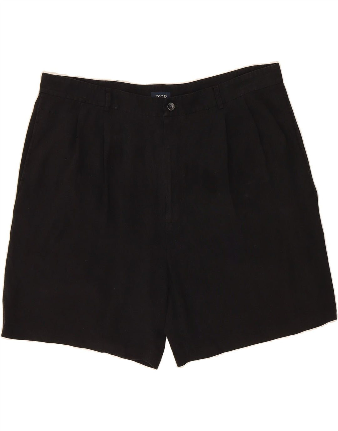 IZOD Mens Pegged Chino Shorts W42 2XL Black Silk Vintage Izod and Second-Hand Izod from Messina Hembry 