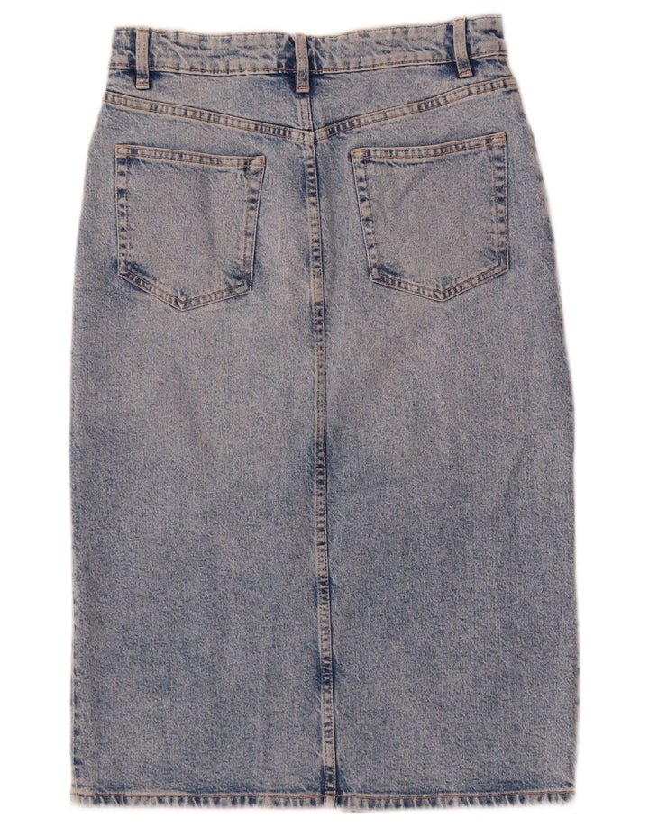 Zara Womens Denim Skirt Medium W28  Blue Cotton
