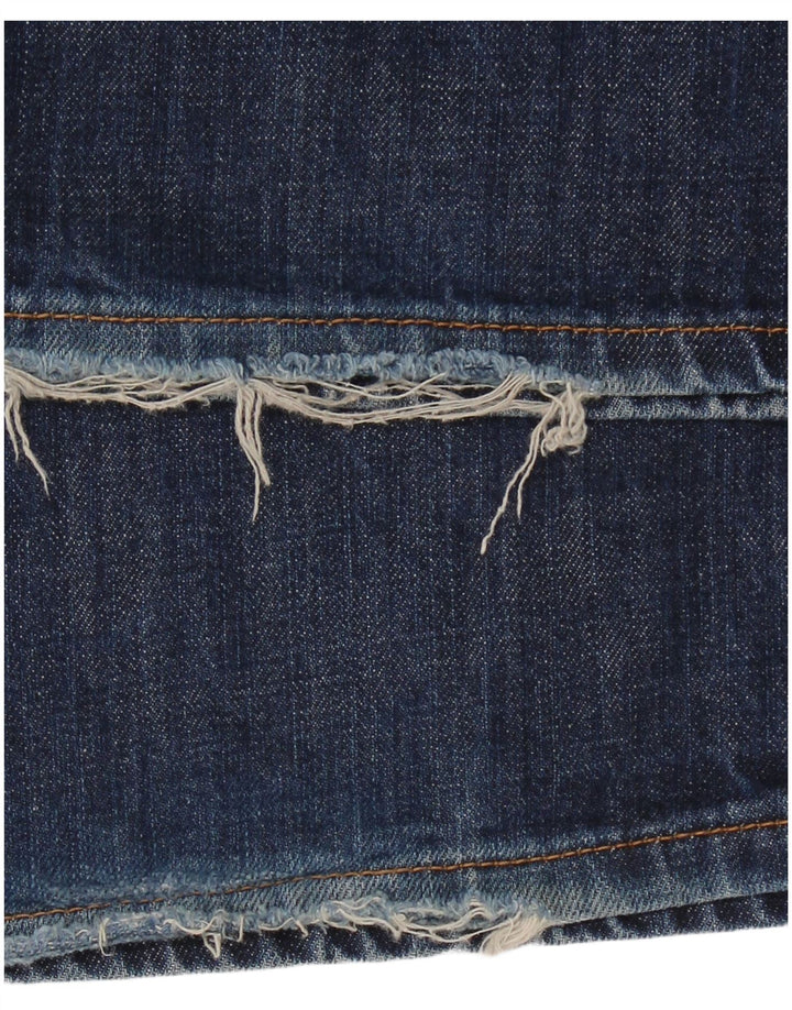 Tommy Hilfiger Mens Bootcut Jeans W36 L32 Navy Blue Cotton
