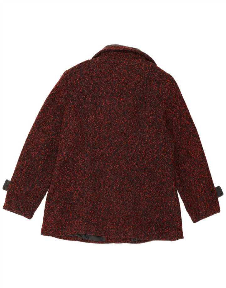 Paco Boutique Veste 3 Boutons Femme UK 14 Polyester Bordeaux Moyen