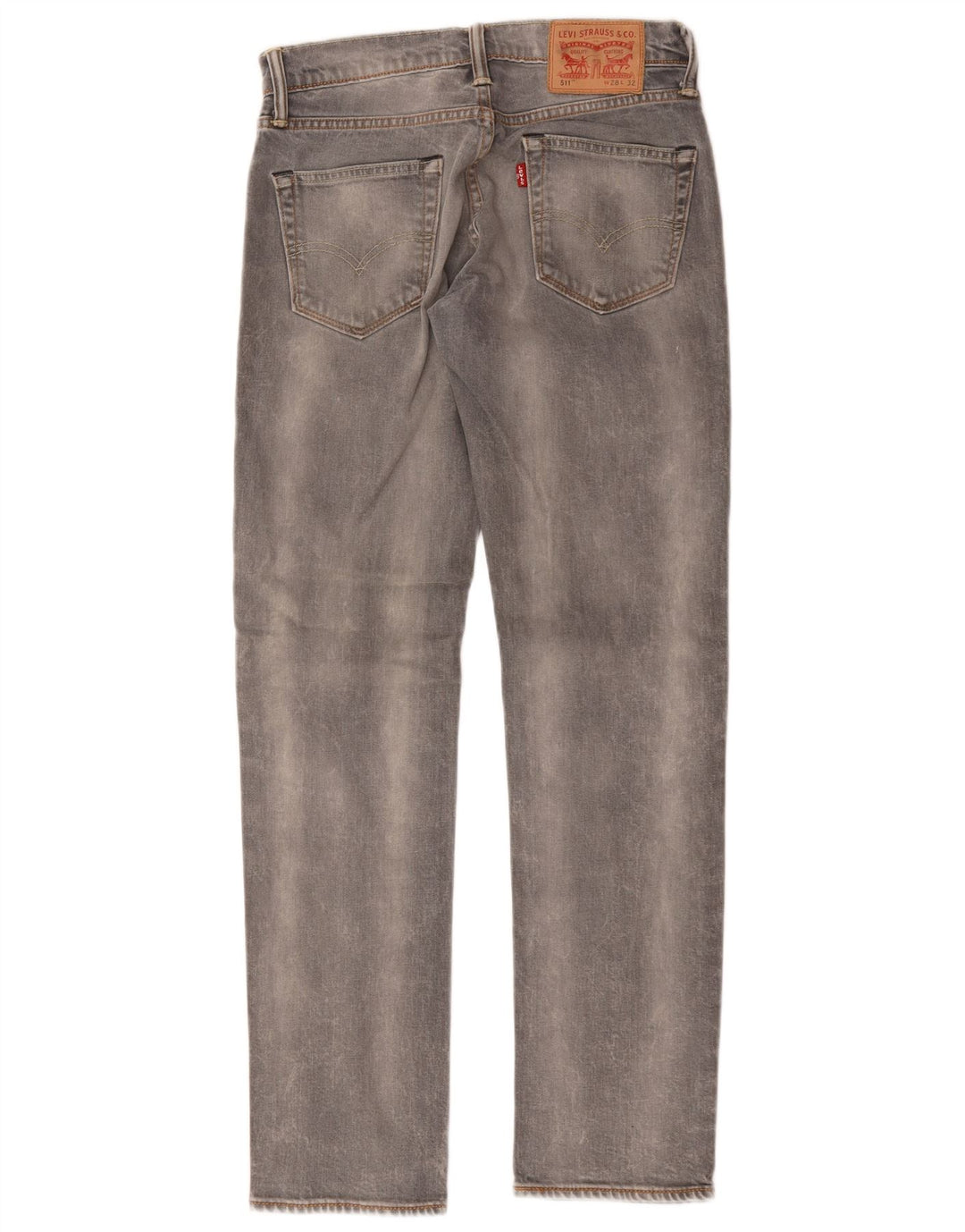 Jeans Levi's Uomo 511 Slim W28 L32 Cotone Grigio