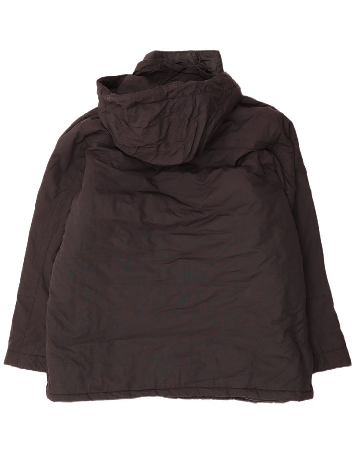 Brugi Mens Hooded Windbreaker Jacket Size 59 3XL Black