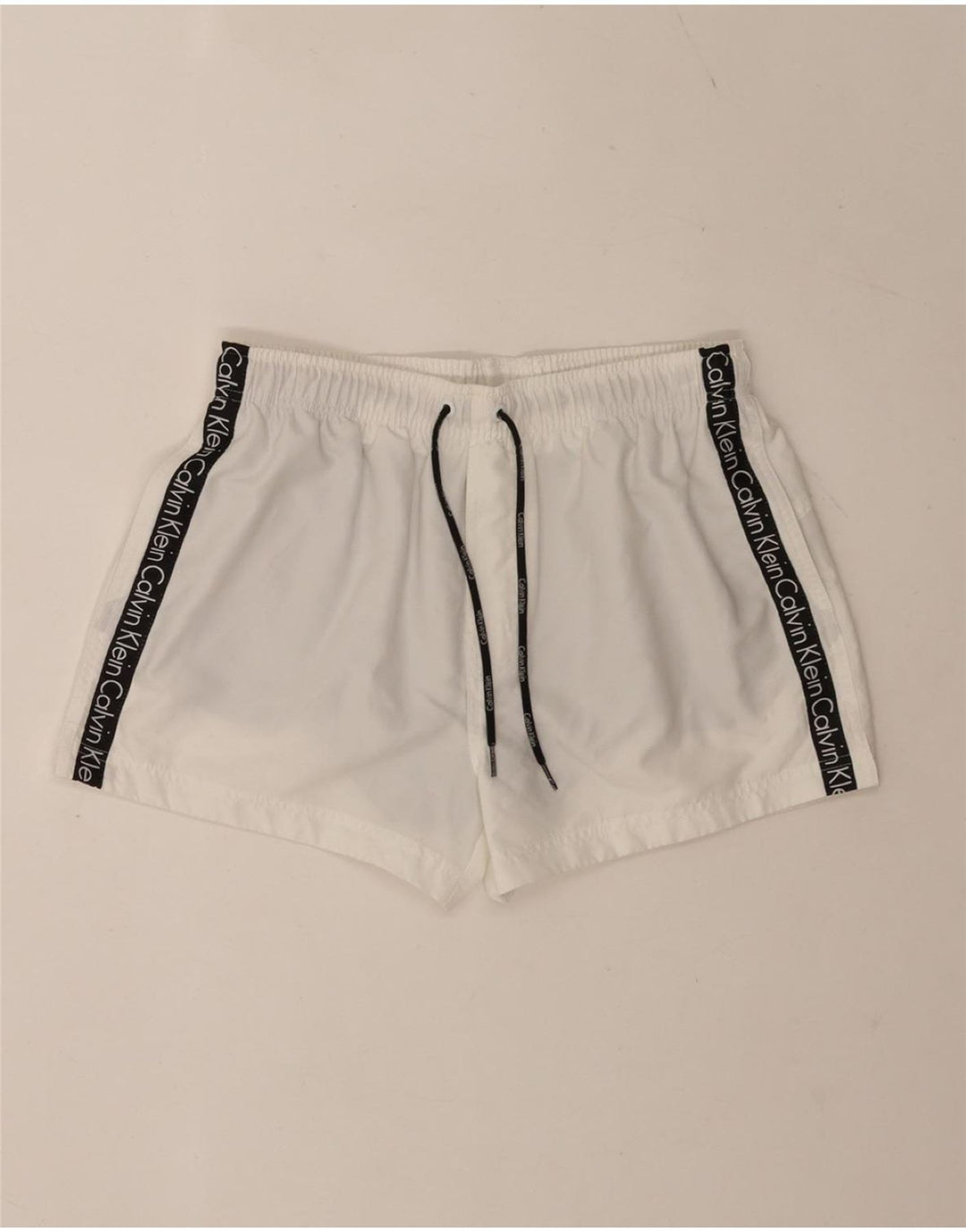 Calvin Klein Herre grafiske svømmeshorts Medium White Colourblock