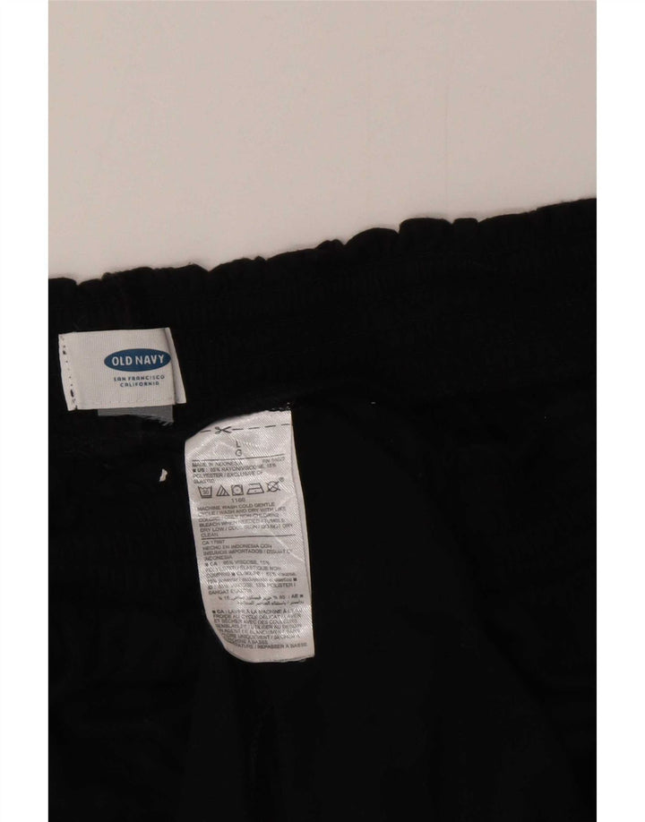 Old Navy Womens Off Shoulder Dress UK 16 Large Black Rayon