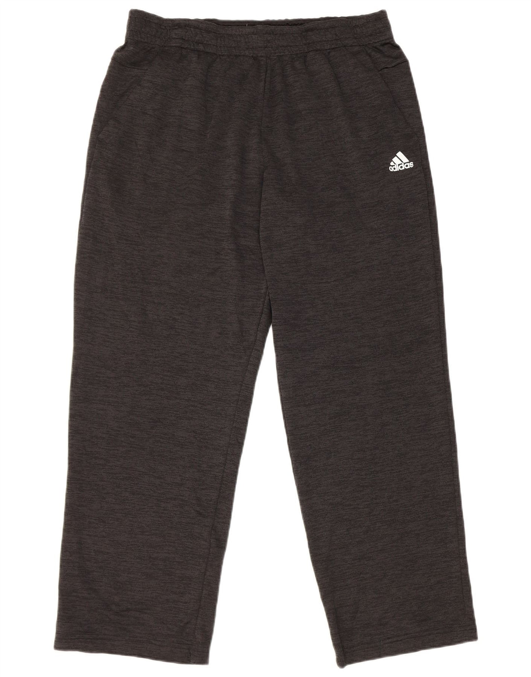 Adidas Mens Tracksuit Trousers Large  Black Flecked Polyester