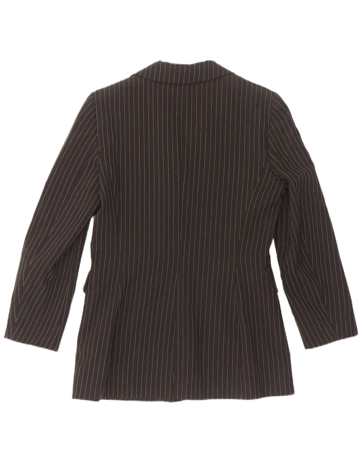 Kookai Dame 3-knaps blazerjakke EU 40 Medium Black Pinstripe Polyester