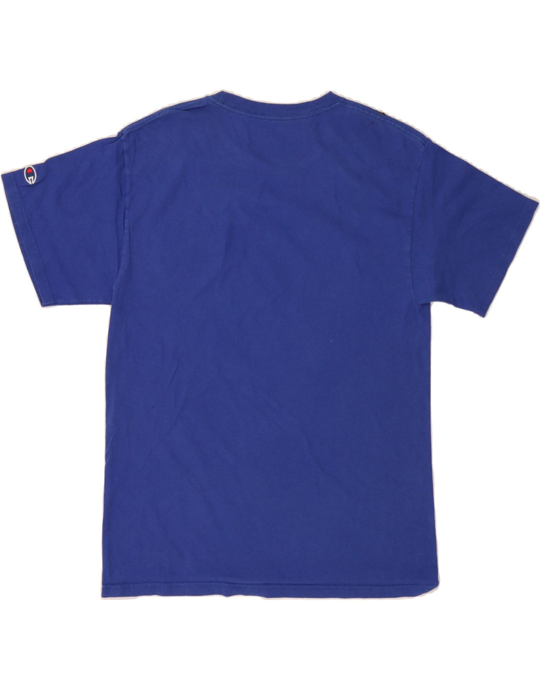 CHAMPION Mens Umass Boston Graphic T-Shirt Top Medium Blue Cotton Vintage Champion and Second-Hand Champion from Messina Hembry 