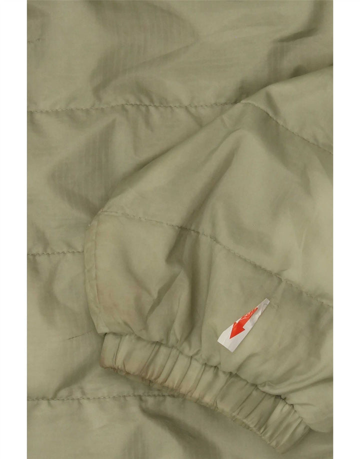 Levi's Womens Hooded Padded Jacket UK 18 XL Green Polyester
