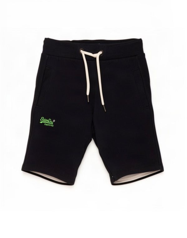 Мужские спортивные шорты Superdry Slim Fit, маленькие темно-синие, хлопковые