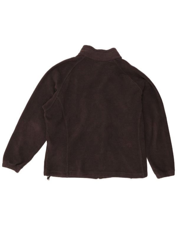 Columbia Dame Oversized Fleecejakke UK 18 XL Sort Polyester