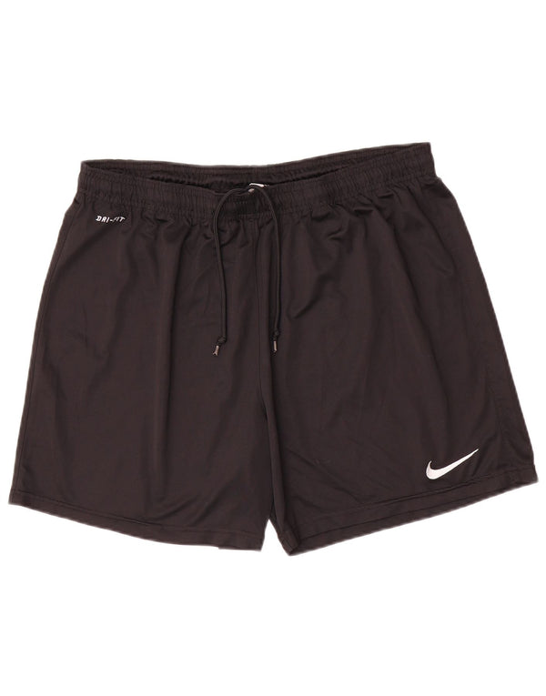 Pantaloncini sportivi Nike Dri Fit da uomo XL in poliestere nero