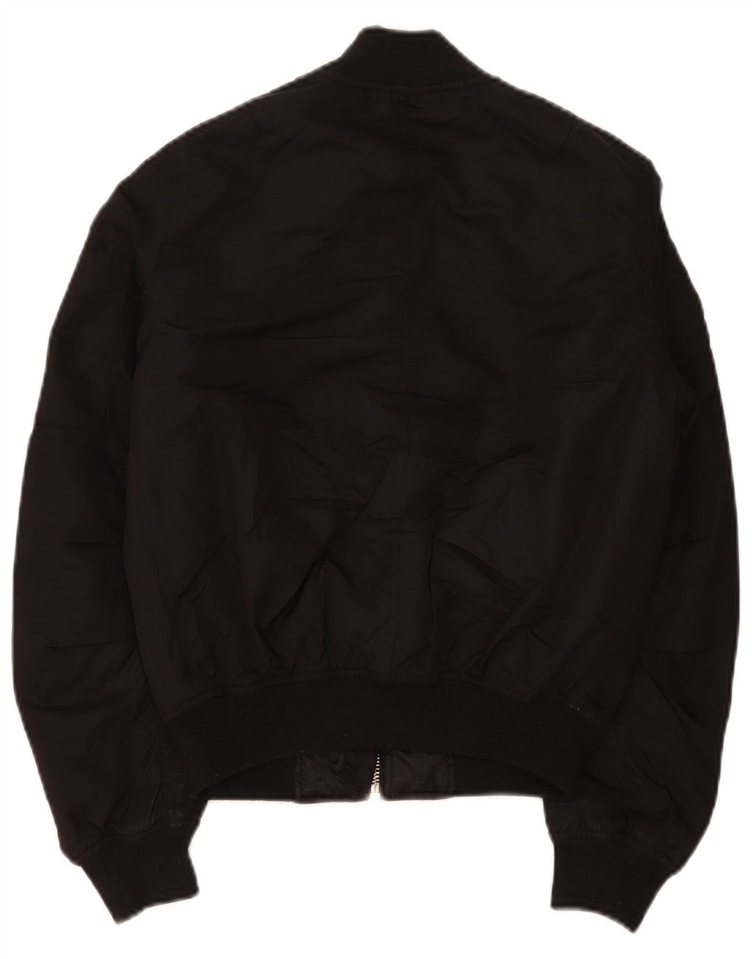 Topshop Damen Übergroße Bomberjacke UK 6 XS Schwarz Polyester
