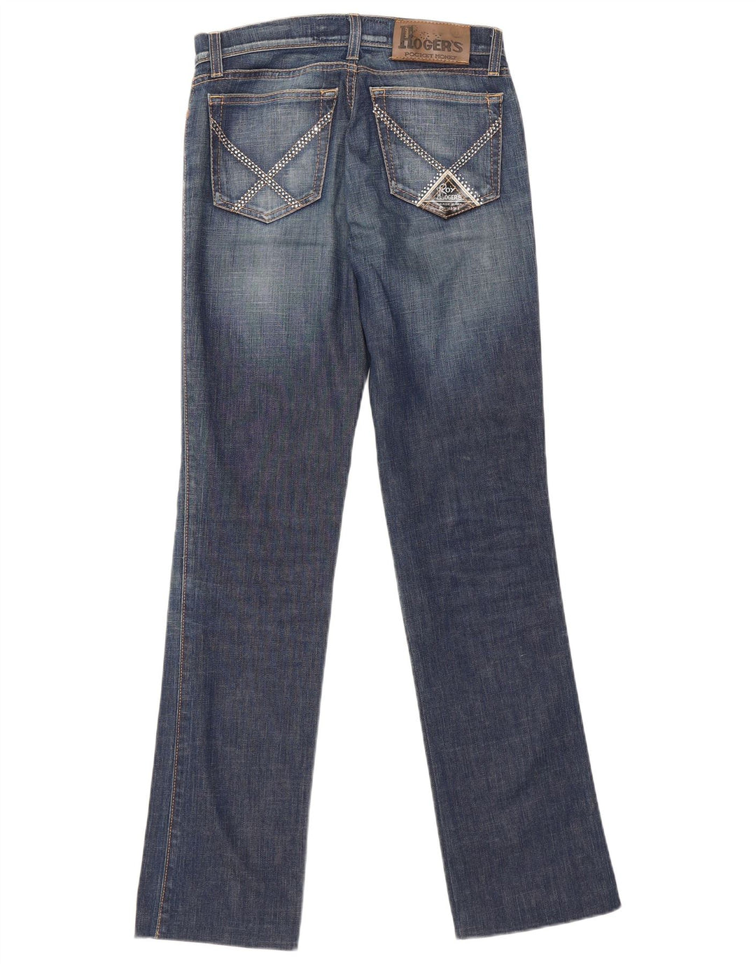 Roy Rogers Womens Bootcut Jeans W28 L31 Blue