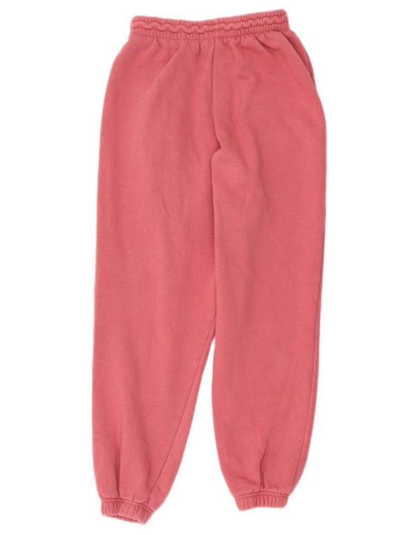 Adidas Womens Tracksuit Trousers Joggers UK 8 Small Pink Cotton
