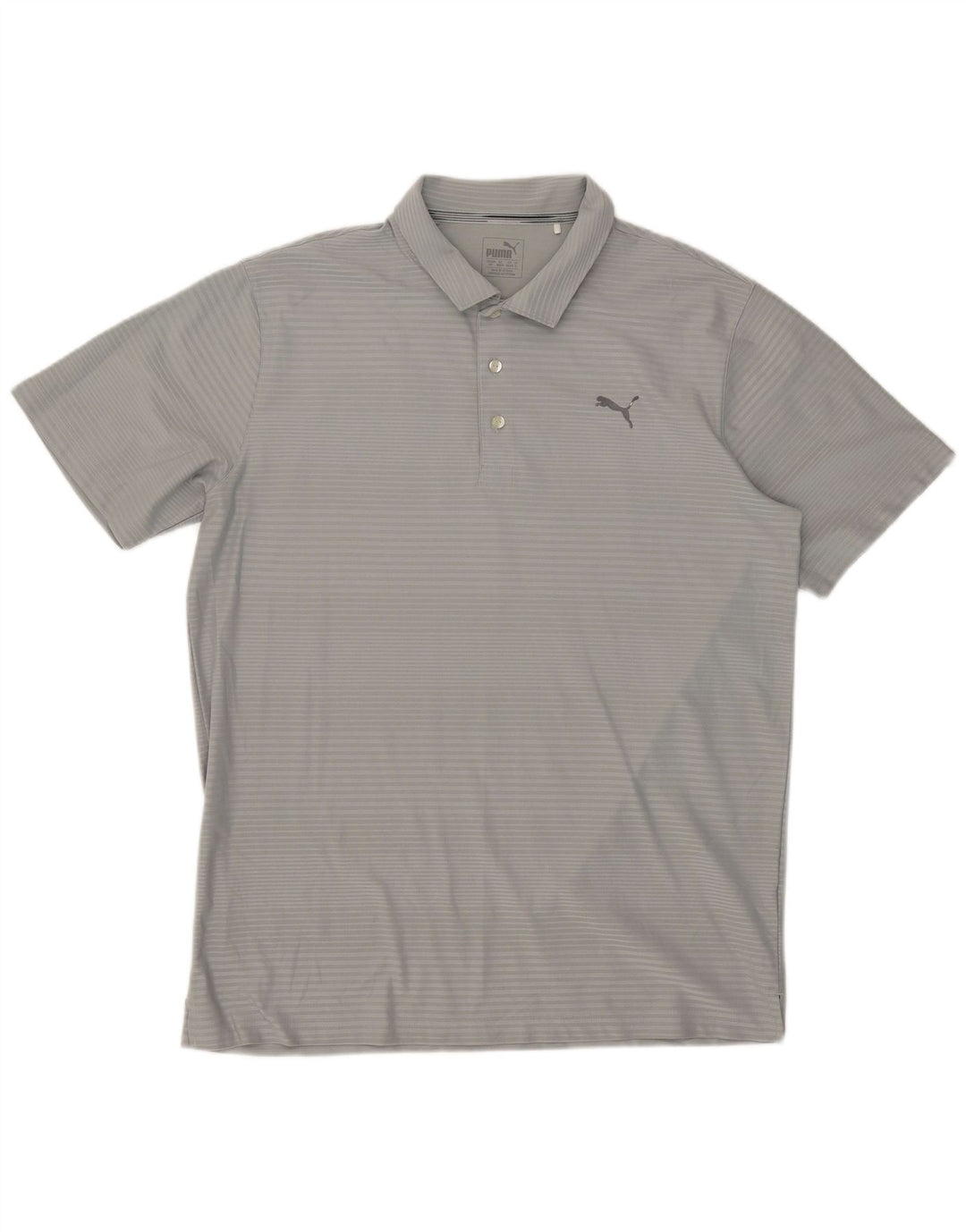 Puma muška polo majica XL poliester u sivu prugu