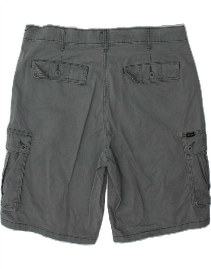 LEE Mens Cargo Shorts W38 XL Grey Cotton Vintage Lee and Second-Hand Lee from Messina Hembry 