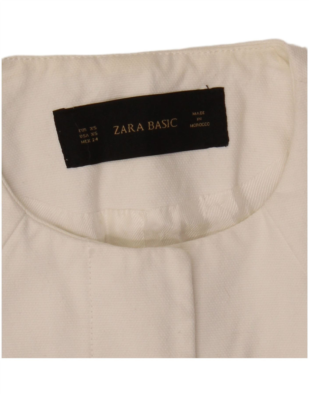 ZARA Womens Blazer Jacket UK 6 XS White
