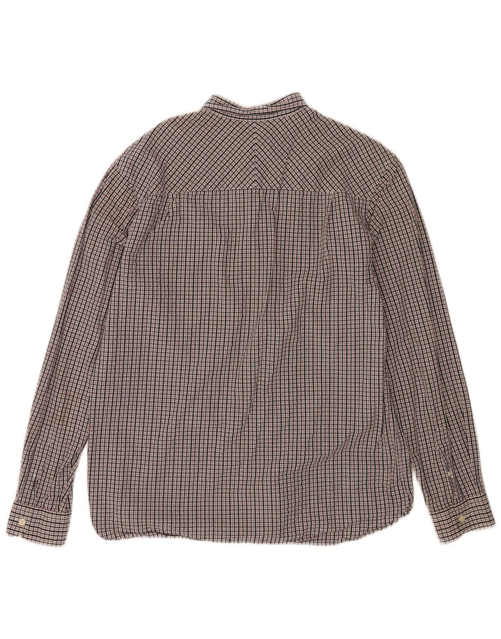 Camicia Fred Perry Uomo Large in cotone a quadri multicolore