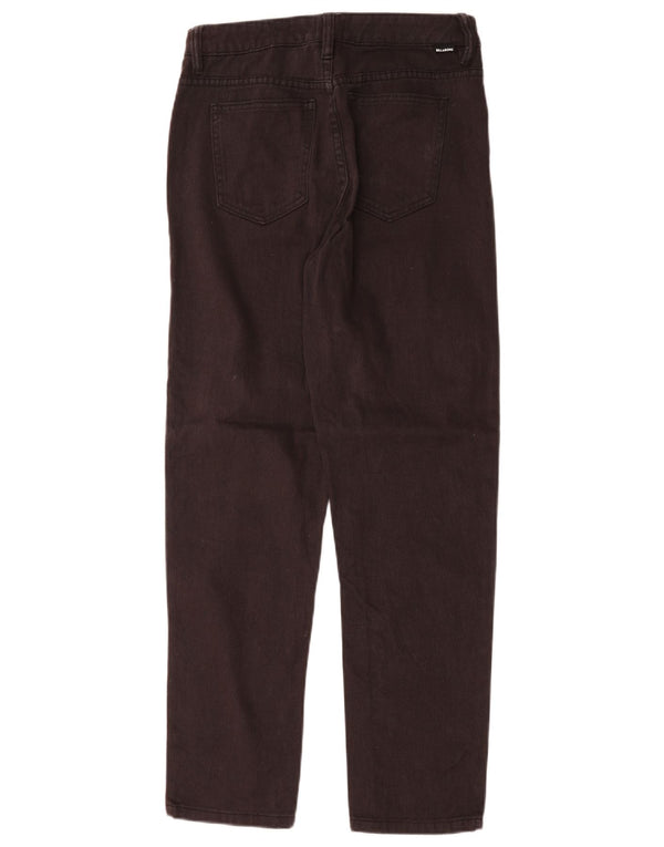 Billabong Damen Straight Jeans W28 L28 Schwarze Baumwolle
