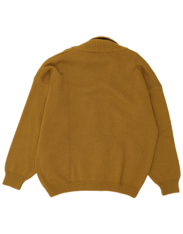Marc Gibaldi Mens Cardigan Sweater IT 50 Medium Khaki