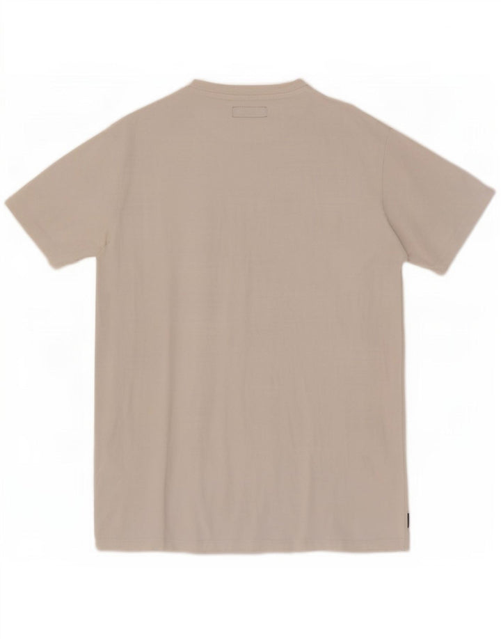 Replay Mens Graphic T-Shirt Top Medium White Cotton