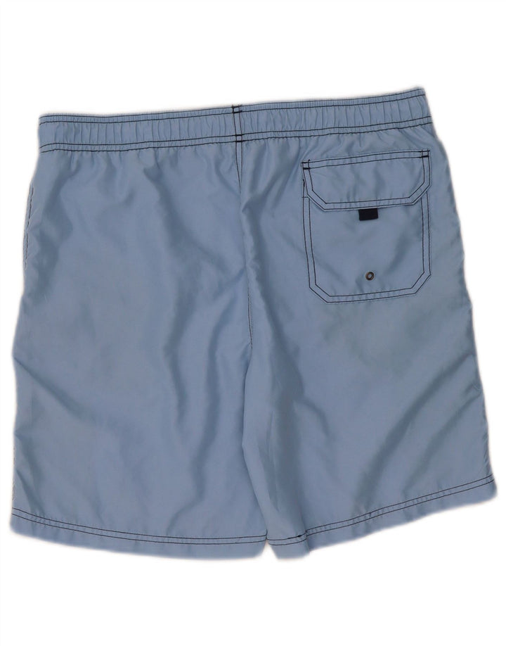 KAPPA Mens Swimming Shorts Medium Blue Colourblock Polyester
