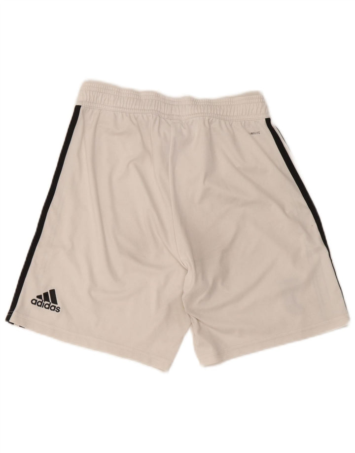 Adidas Mens Juventus Sport Shorts Small White Polyester
