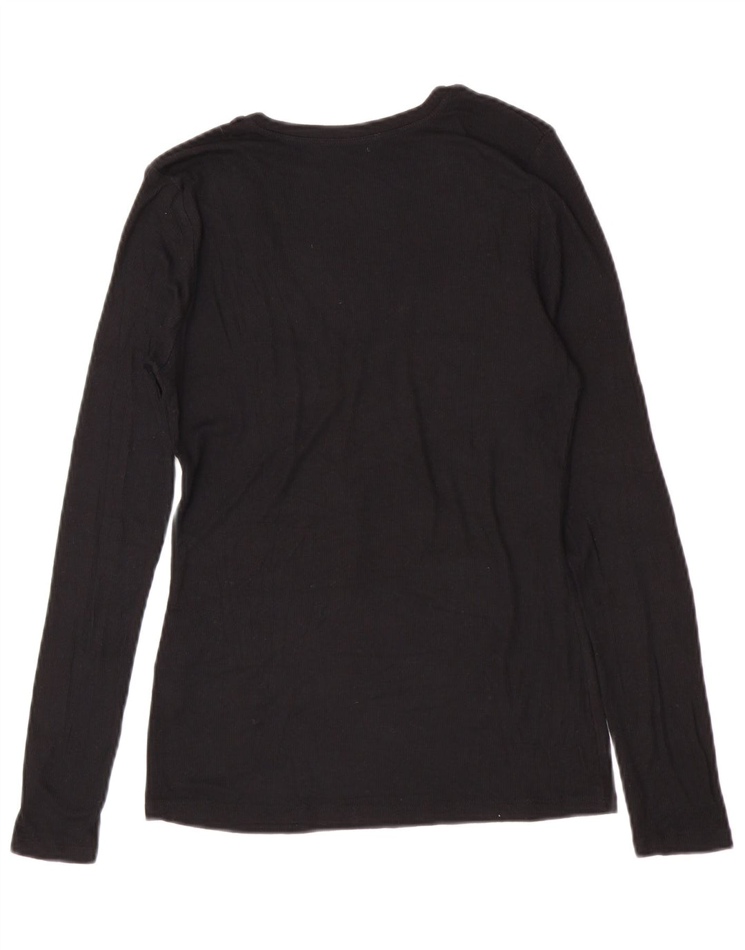 Zara Damen Top Langarm UK 14 Large Schwarz Modal