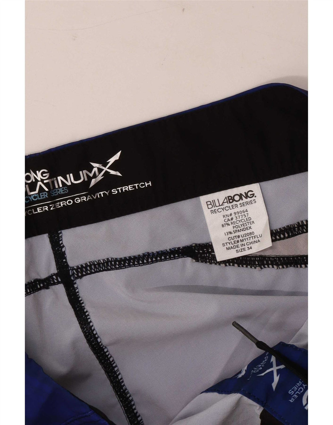 Billabong Mens Graphic Swimming Shorts Large Multicoloured Striped