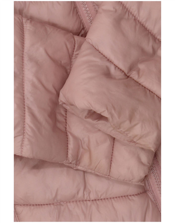 SUPERDRY Polstret Damejakke UK 16 Stor Pink Nylon
