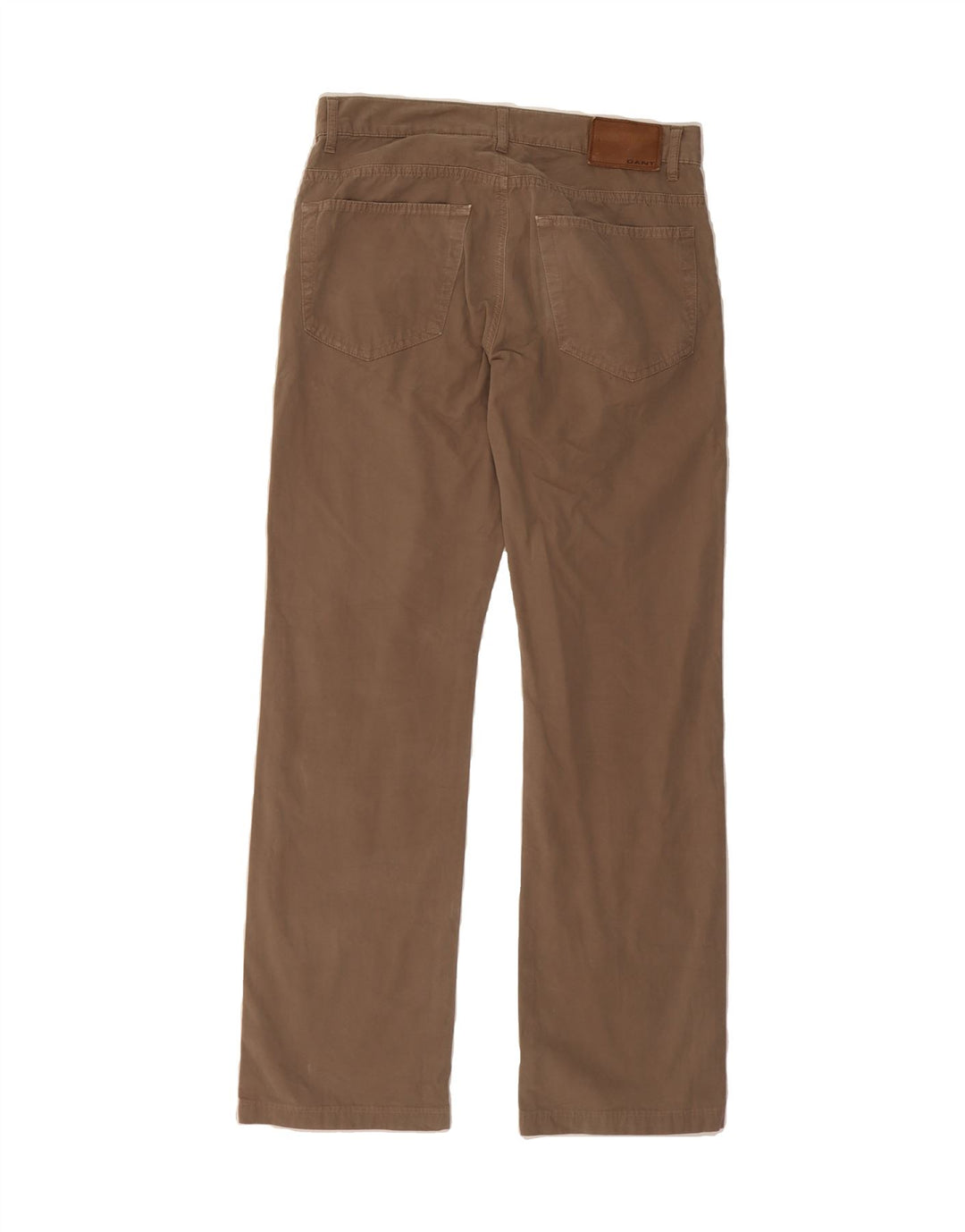 GANT Mens Straight Casual Trousers W31 L31 Brown Cotton Vintage Gant and Second-Hand Gant from Messina Hembry 