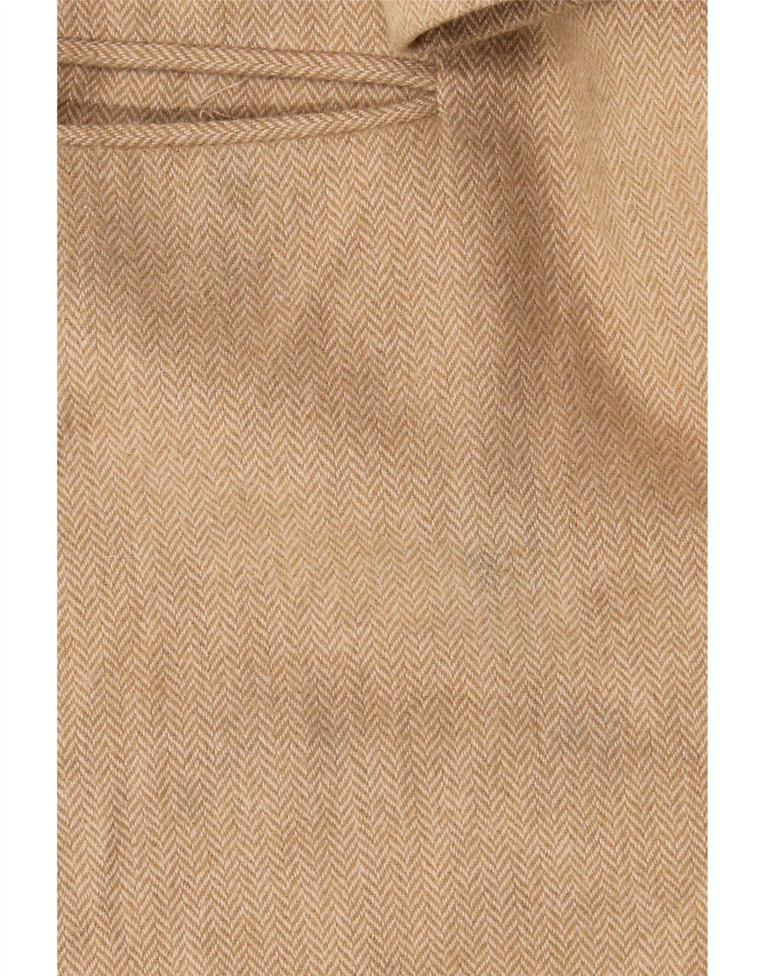 Marks & Spencer Damen Mantel UK 16 Large Beige Herringbone Wolle