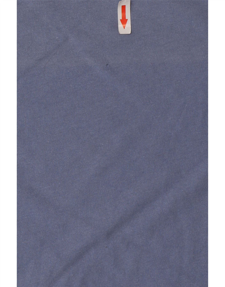 Levi's Womens Graphic T-Shirt Top UK 14 Medium Blue Cotton
