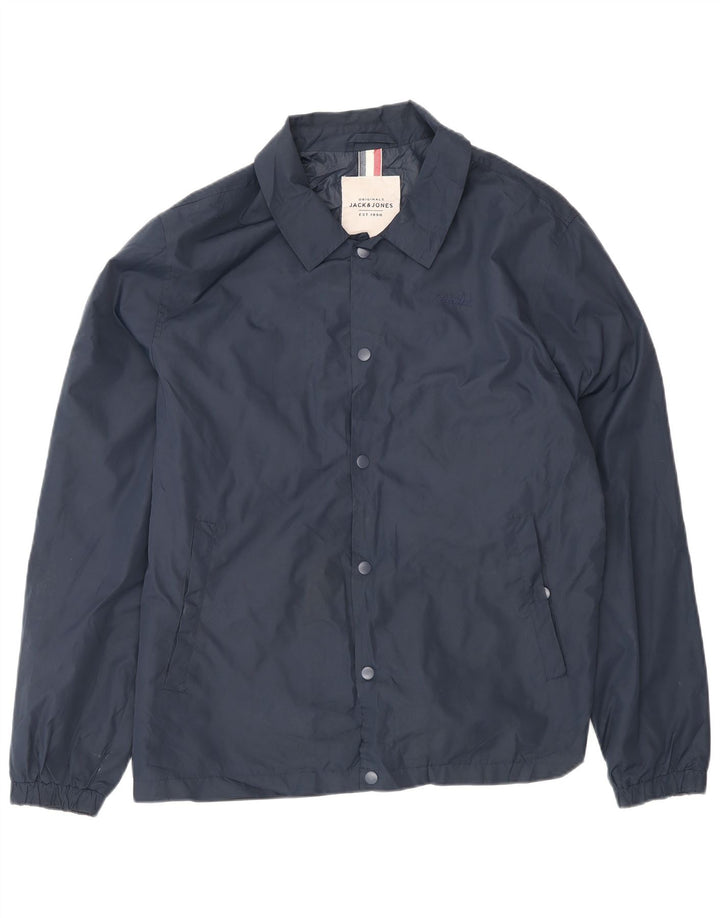 Jack & Jones Herre Bomber Jacket UK 40 Large Navy Blue