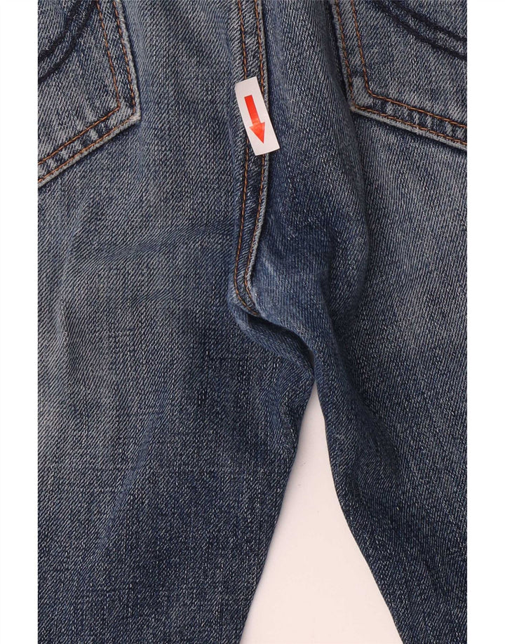 Мужские джинсовые шорты облегающего кроя Superdry W30, хлопковые, среднего синего цвета