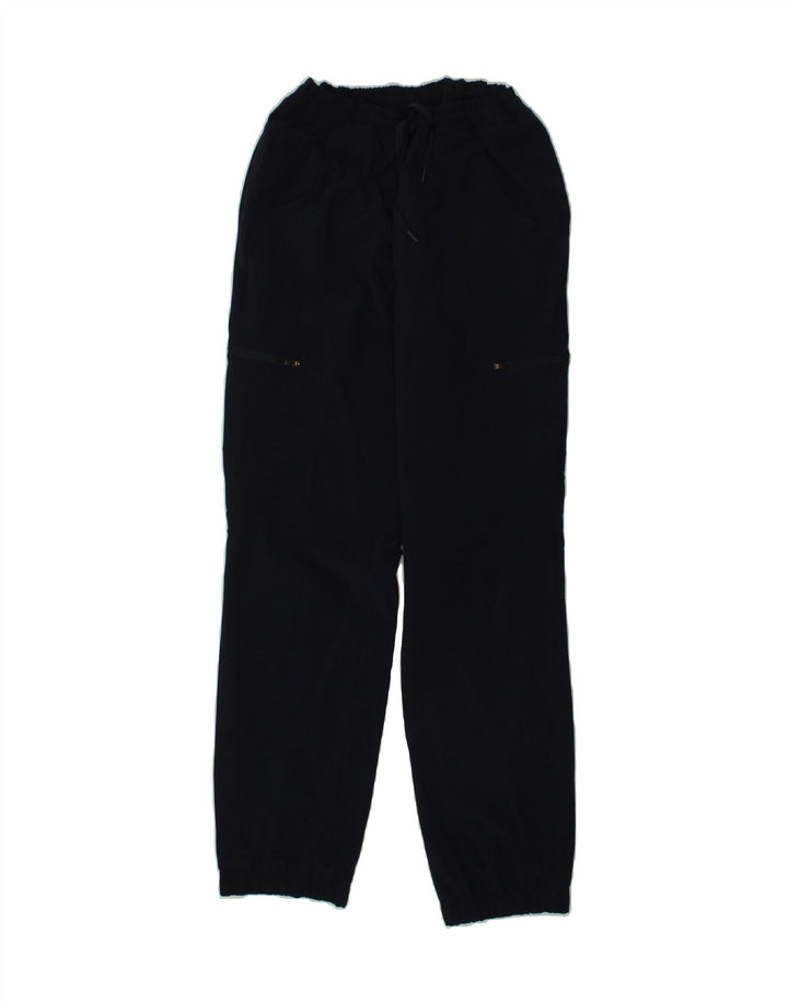 EDDIE BAUER Womens Cargo Tracksuit Trousers Joggers US 4 Small  Navy Blue Vintage Eddie Bauer and Second-Hand Eddie Bauer from Messina Hembry 