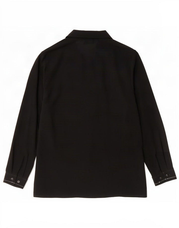 Marks & Spencer Camicetta con grafica St. Michael da donna UK 14 grande nera