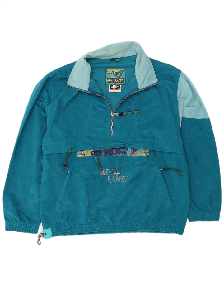 Great Escapes Herre Pullover Træningsdragt Topjakke IT 48 Medium Blue Retro