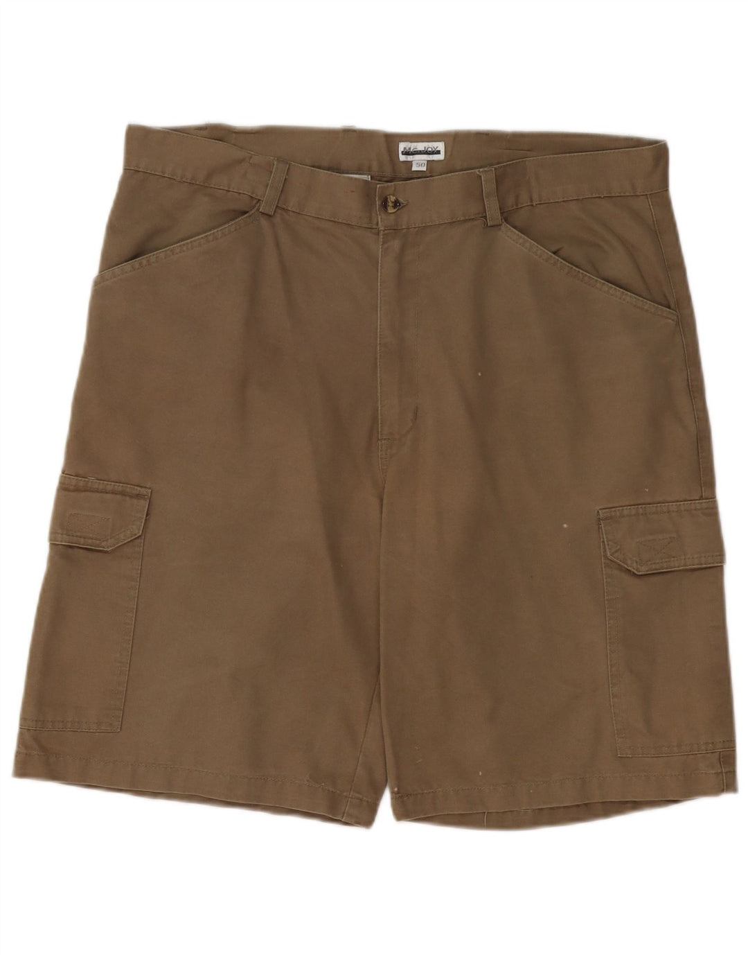 MC JOY Mens Cargo Shorts IT 50 Large W38  Beige Cotton