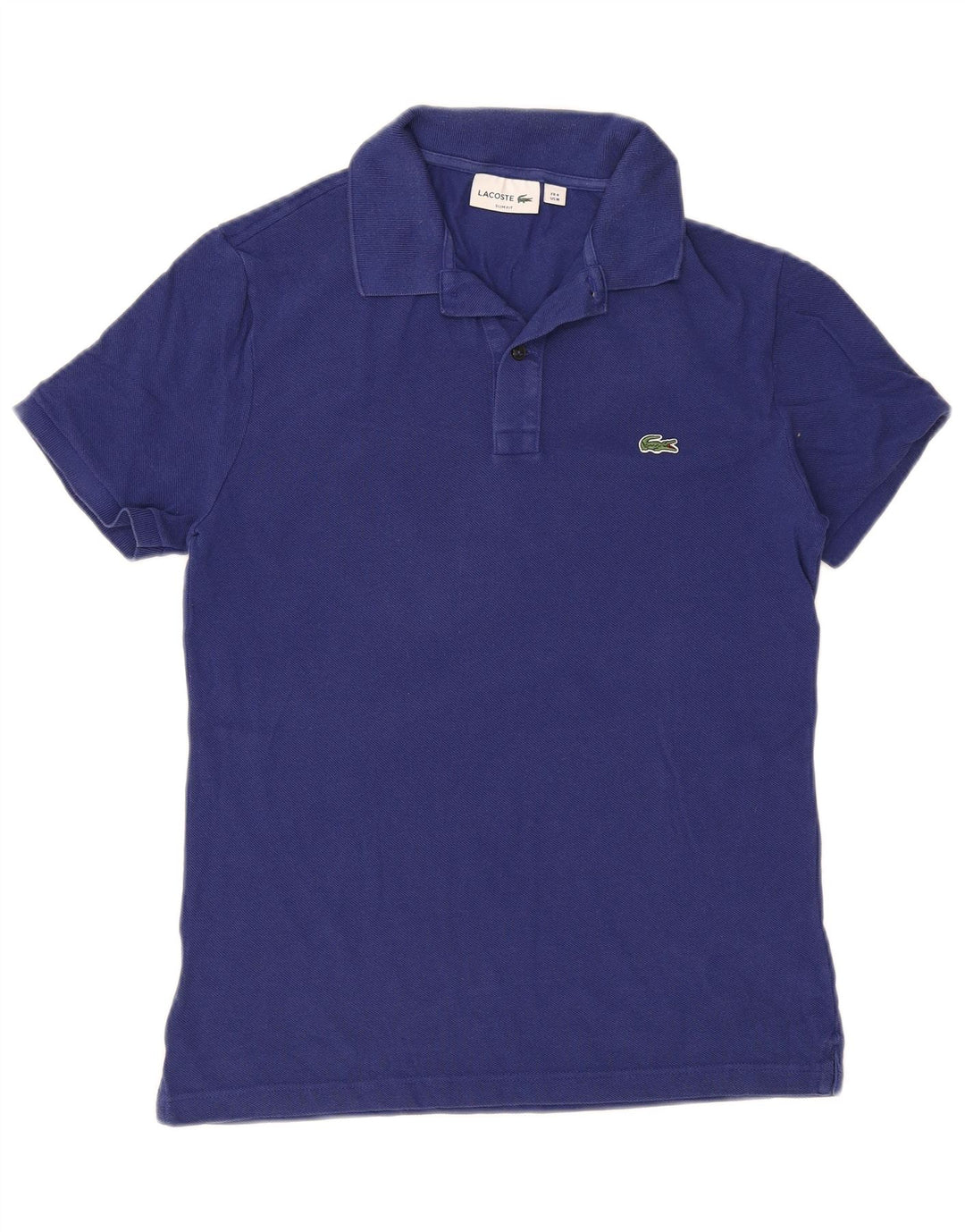 Lacoste Polo Slim Fit pour homme Taille 4 Bleu moyen Coton