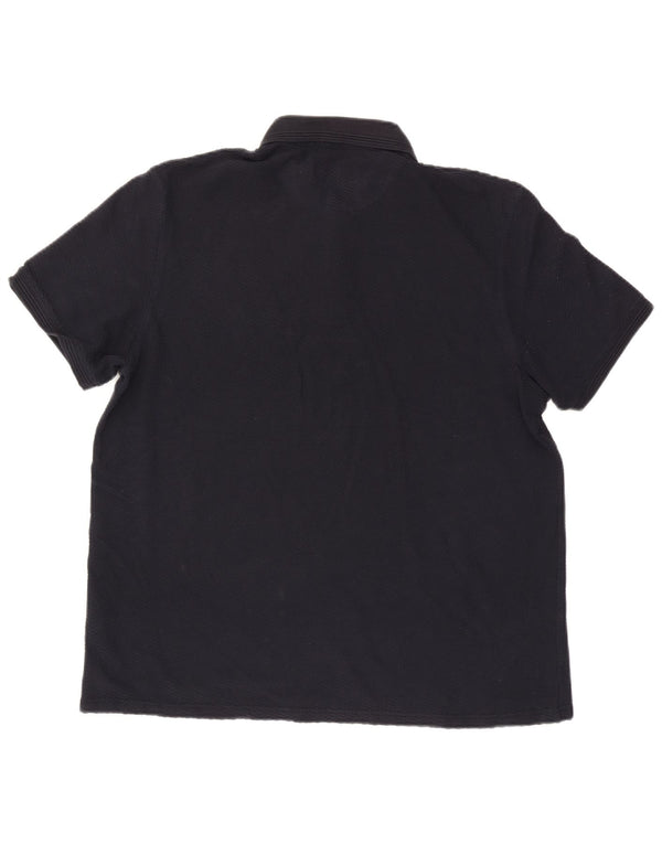 Ted Baker Polo Homme Taille 6 2XL Bleu Marine Coton