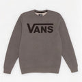 Vans Sweat-shirt graphique pour hommes en coton moucheté petit gris