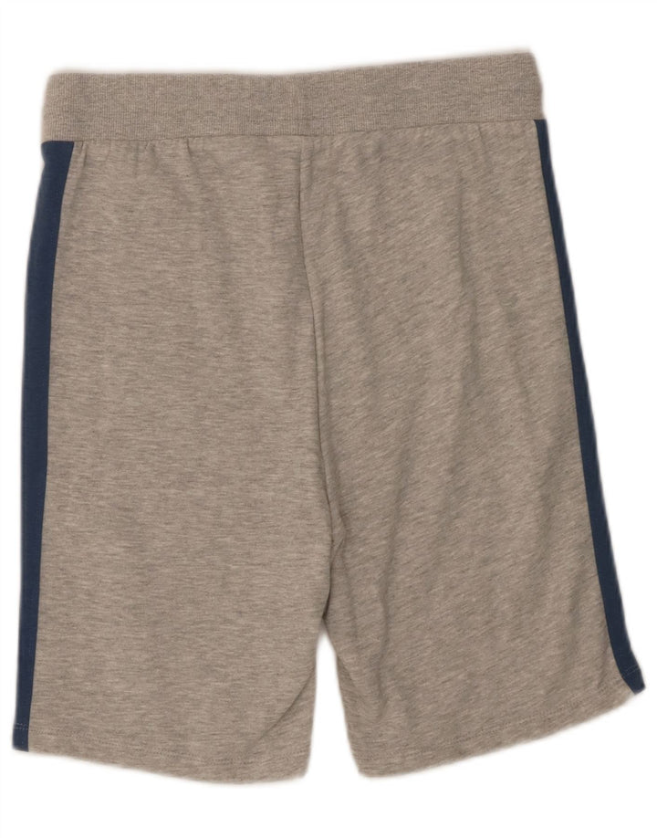 Jack & Jones Mens Sport Shorts Small Grey Colourblock Cotton