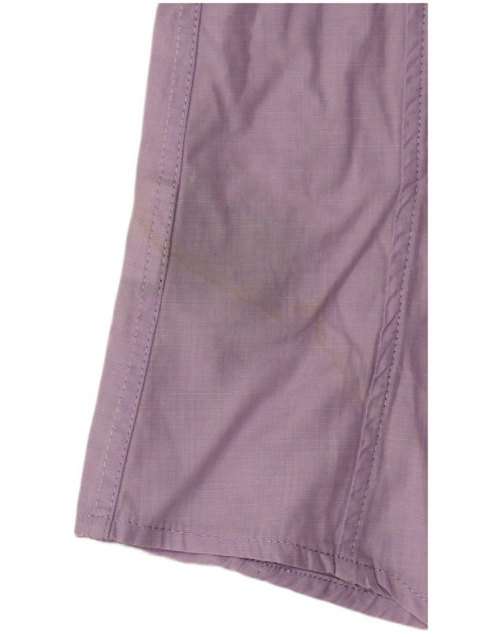 Blauer Mens Military Short Sleeve Shirt Large Lilac Cotton
