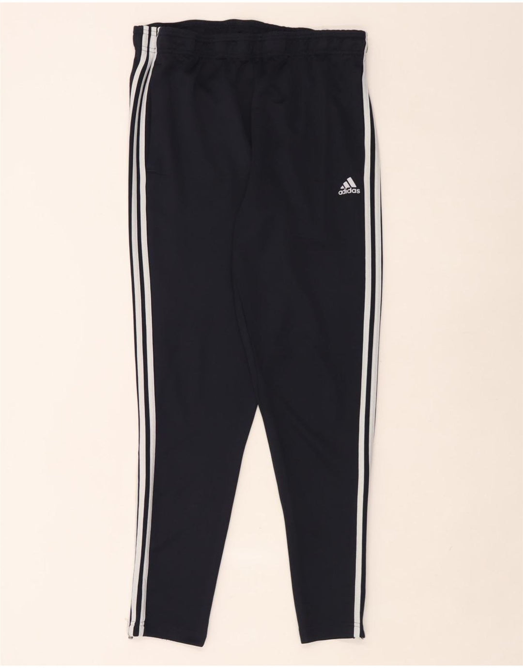 Pantaloni da tuta da uomo Adidas Large in poliestere blu navy
