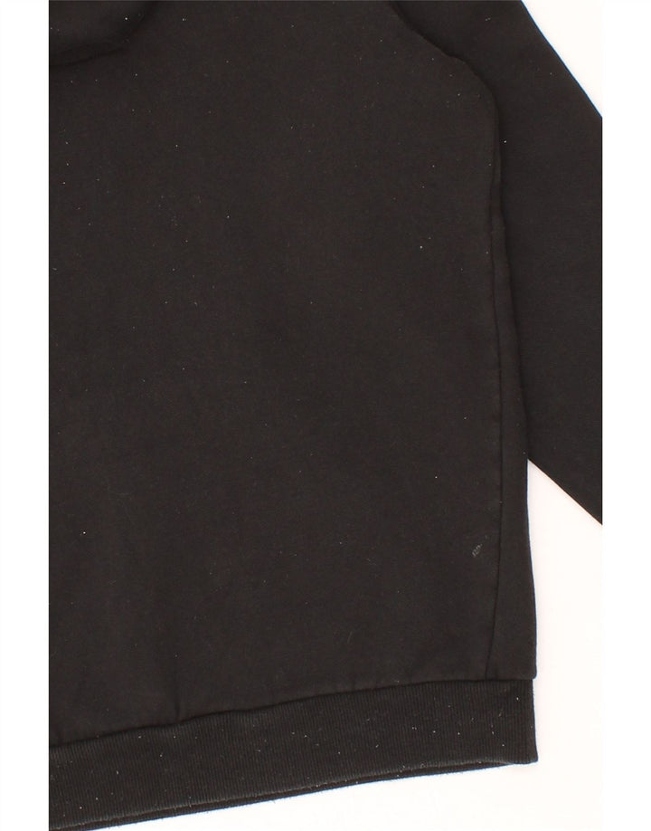 PUMA Mens Graphic Hoodie Jumper Medium Black Cotton Vintage Puma and Second-Hand Puma from Messina Hembry 